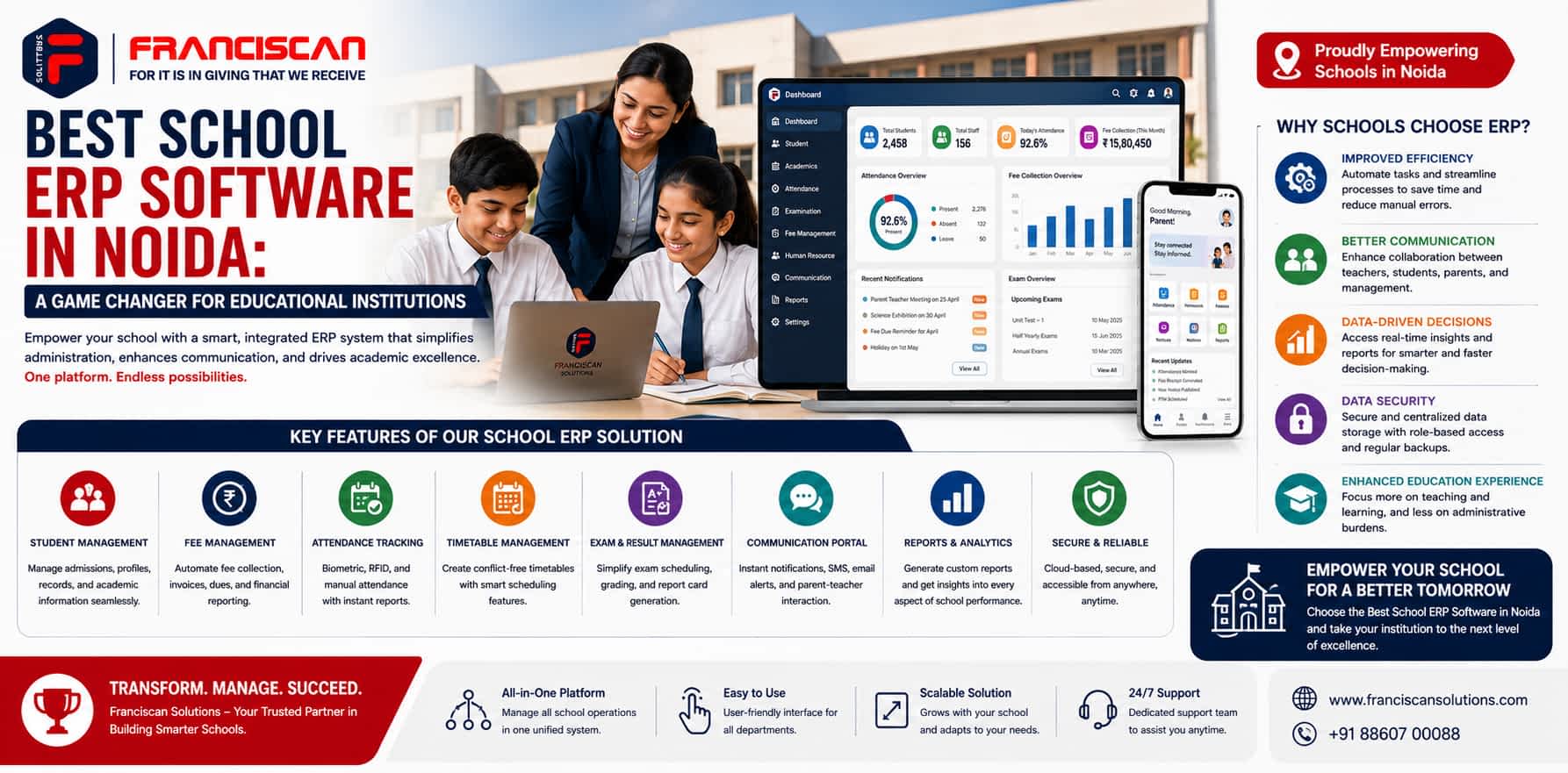 BEST SCHOOL ERP SOFTWARE IN NOIDA: A GAME CHANGER FOR EDUCATIONAL INSTITUTIONS